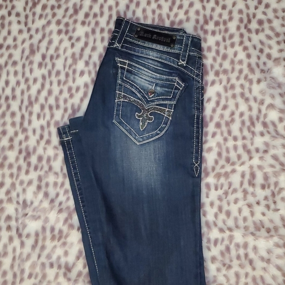 ROCK REVIVAL size 30 wide leg,  Scarlett - Picture 2 of 4